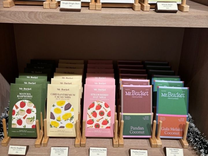 ミスターバケットチョコレートのチョコ