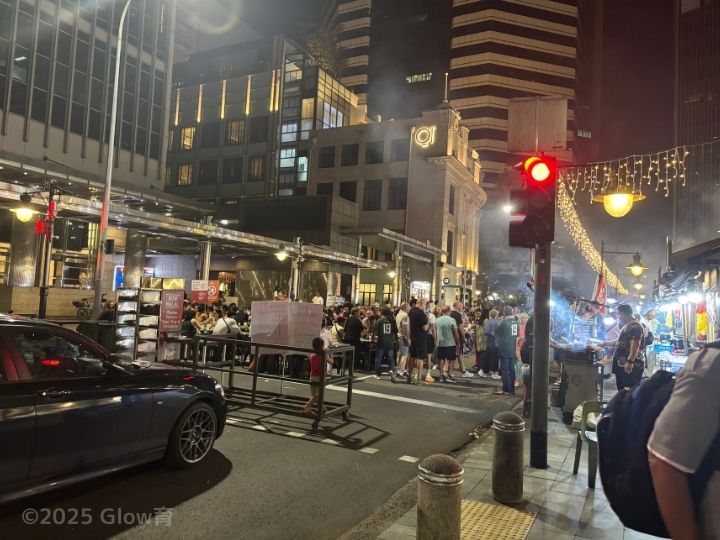 ラオパサが通行止めになる様子