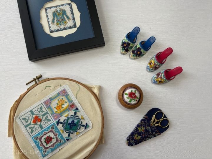 プラナカンビーズ刺繍作品たち