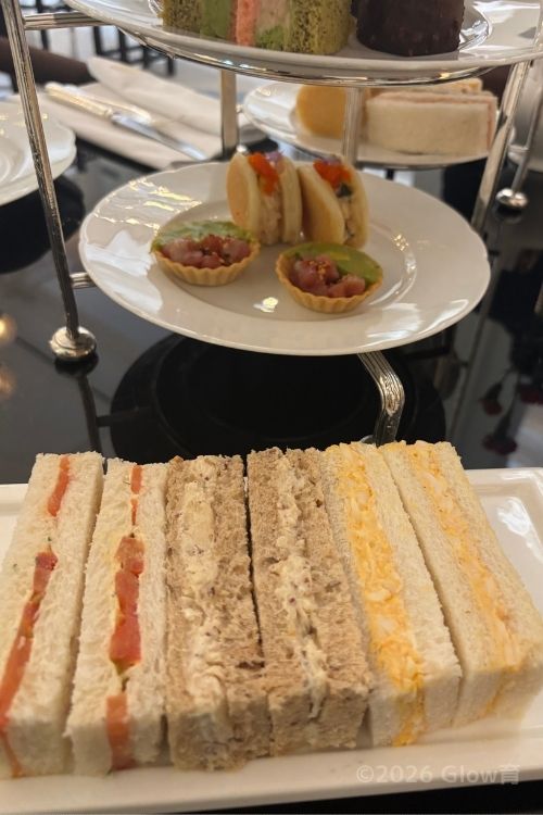 ラッフルズホテルのサンドウィッチ