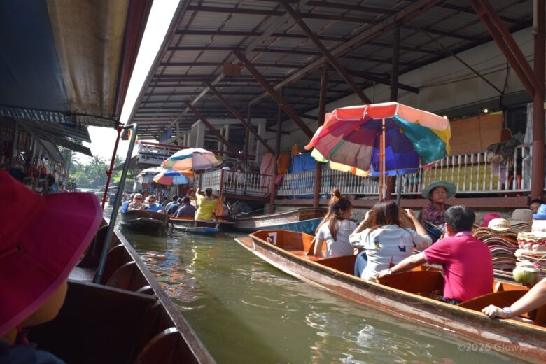 タイの水上マーケット