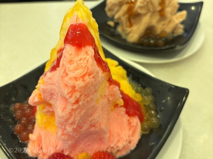 チャイナタウンのスノーアイス