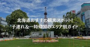 北海道おすすめ観光スポット！子連れ＆一時帰国のエリア別ガイド