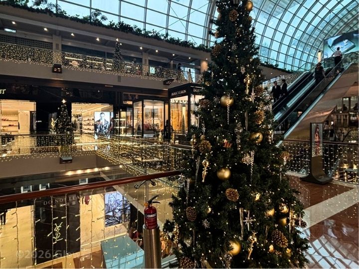 マリーナベイサンズのクリスマス装飾