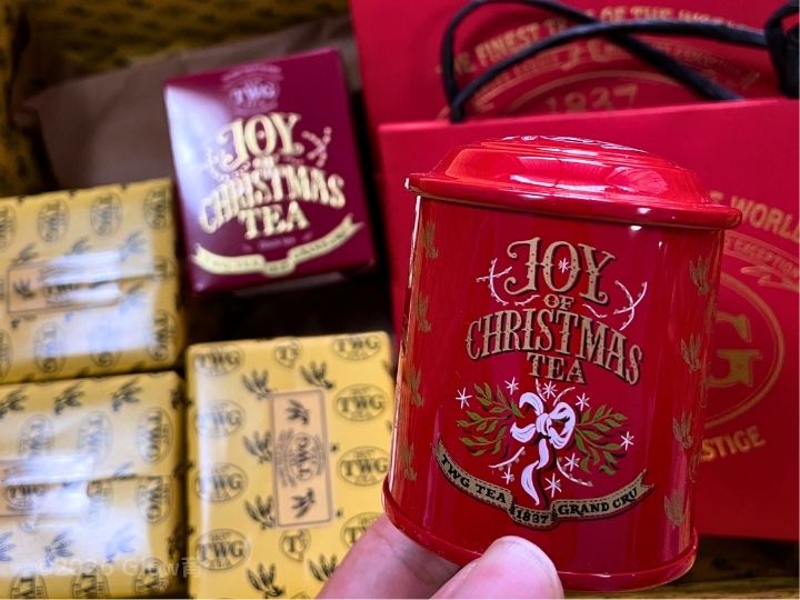 TWGのクリスマス限定ティー「ジョイ・オブ・クリスマス」のミニ缶